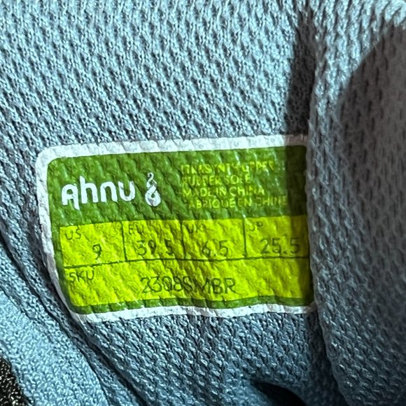 Ahnu Womens Casual Leather Shoes Brown Bungee Lace Suede EUC 2308SMBR Size 9 - Picture 8 of 8